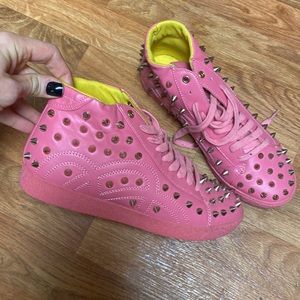 Pieces sneakers spiked shoes zara style